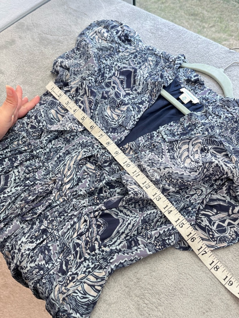 Sundance Skye Dress Navy Blue size XS - Picture 6 of 9